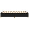 vidaXL Boxspring bed stof zwart 140x200 cm