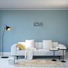 Homemania Wanddecoratie Words Love 50x25 cm staal zwart