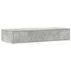 vidaXL Bedlades met lade Beton Grijs 90 x 36,5 x 16,5 cm Bewerkt hout