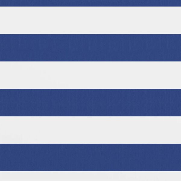 vidaXL Balkonscherm 90x300 cm oxford stof wit en blauw