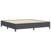 vidaXL Boxspringbed Donkergrijs 200 x 200 cm Fluweel