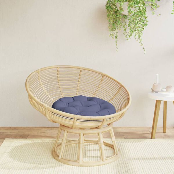 vidaXL Zitkussen rond &Oslash; 60x11 cm oxford stof marineblauw