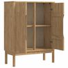 vidaXL Dressoir FLORO Wasbruin 70 x 30 x 70,5 cm Massief Vurenhout