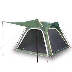 vidaXL Tent 4-persoons waterdicht snelontgrendeling groen