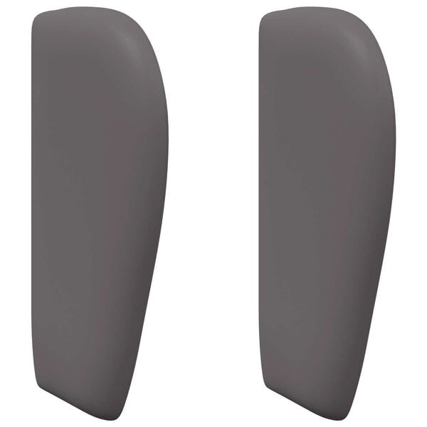 vidaXL Hoofdbord oor Dim Grijs 40 x 23 x 6 cm PVC