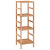 vidaXL Badkamerrek 35,5x35,5x112,5 cm massief walnotenhout