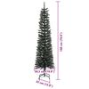 vidaXL Kunstkerstboom met 300 LED Groen 50.5 x 50.5 x 180 cm