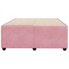 vidaXL Bedframe zonder matras 120x190 cm fluweel roze