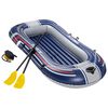 Bestway Hydro-Force Opblaasboot met pomp en roeispanen blauw
