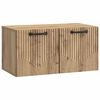 vidaXL Wandbeugel TV-kast 59,5 x 31 x 30 cm Artisanaal eiken