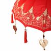 vidaXL Balinese parasol met basis Rood 95 x 95 x 260 cm