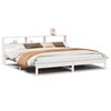 vidaXL Bedframe zonder matras massief grenenhout wit 180x200 cm