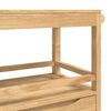 vidaXL Keuken Trolley FLORO Wasbruin 72,5 x 45 x 80 cm
