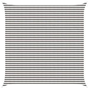 vidaXL Zonneschaduwzeil Lichtgrijs en wit. 4,5 x 4,5 m HDPE