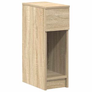 vidaXL Nachtkastje met lade 20x36x60 cm sonoma eikenkleurig