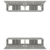 vidaXL Tv-meubelen 4 st 80x30x30 cm bewerkt hout betongrijs