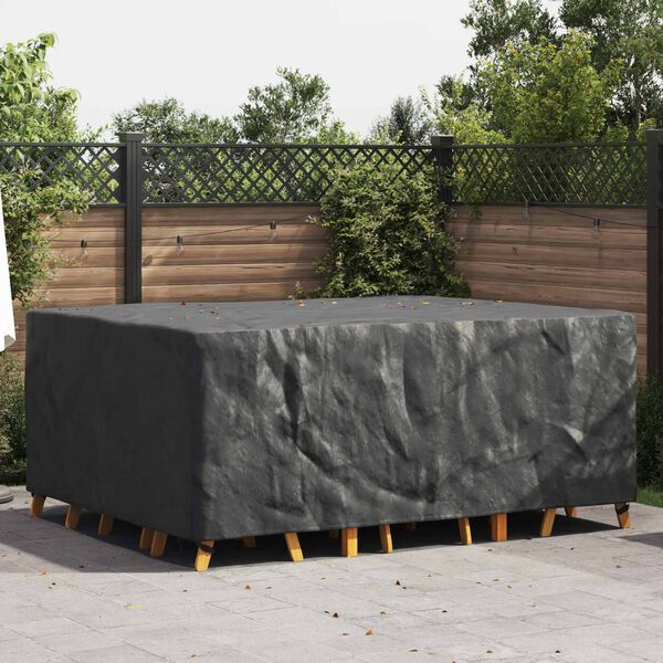vidaXL Meubelhoes Effen Zwart 220 x 190 x 85 cm 600D