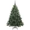 vidaXL Kunstkerstboom met 150 LED met standaard Groen 150 cm PE en PVC