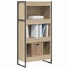 vidaXL Boekenkast Sonoma 80 x 30 x 155 cm Bewerkt hout