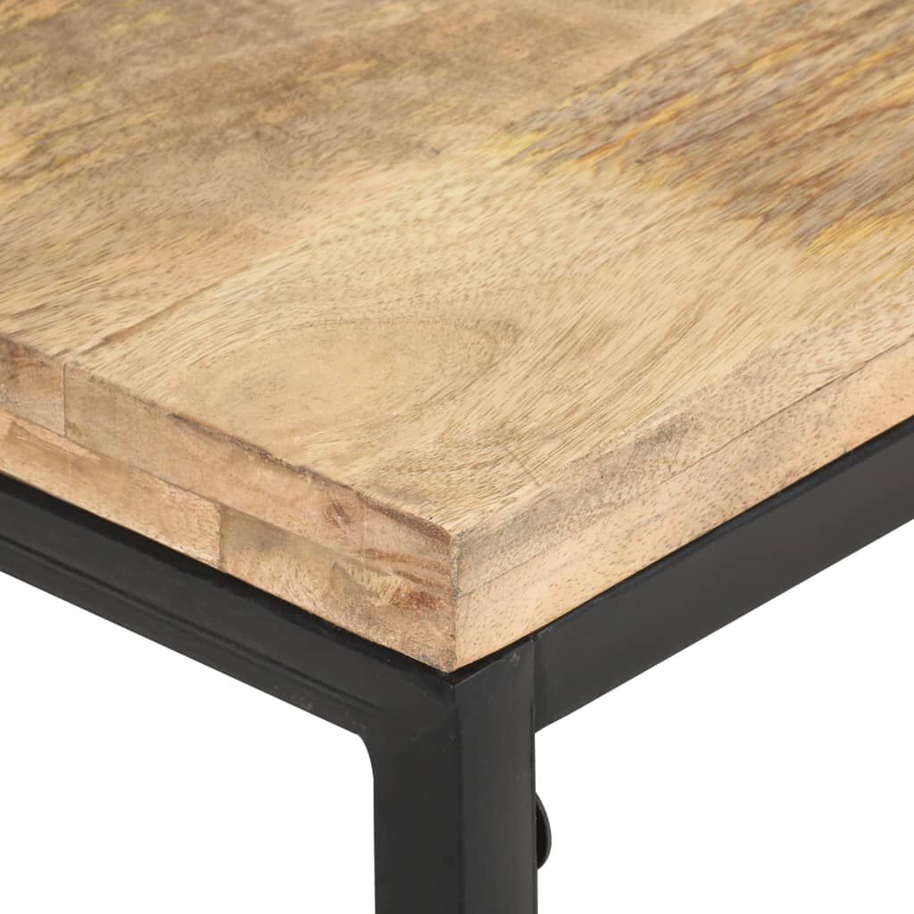 vidaXL Salontafel 110x60x35 cm massief mangohout
