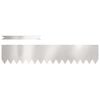 vidaXL Tuinrand 50 pcs Zilver 100 x 0.05 x 20 cm Roestvrij staal