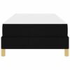 vidaXL Boxspringbed met matras Zwart 100 x 200 cm Stof