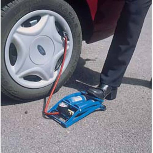 Draper Tools Voetpomp met dubbele cilinder blauw 25996