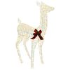 vidaXL 3D Kerst Rendier LOVIISA 200 LED's Warmwit 96 x 40 x 140 cm
