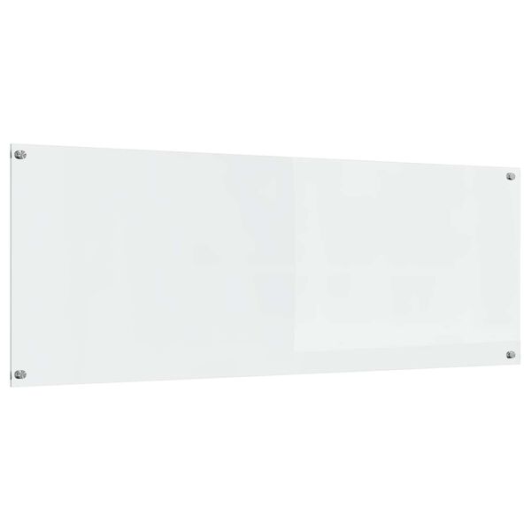 vidaXL Keuken Achterwand Doorzichtig 110 x 40 x 0,6 cm gehard glas