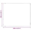 vidaXL Doorzichtig zeildoek met zeilringen 10x12 m polyethyleen