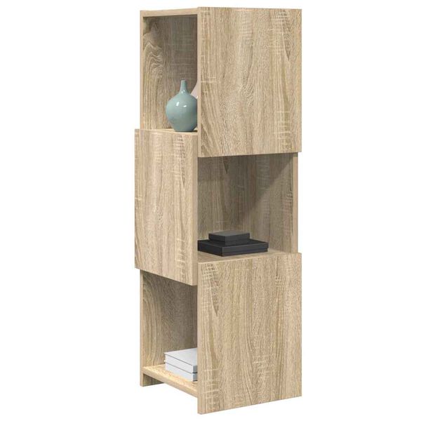 vidaXL Hoekkast Sonoma Eiken 30,5x30x95cm Bewerkt hout