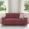 vidaXL Loveseat Bank Wijnrood 140 cm Stof