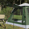 vidaXL Directe Tent met opslag Groen 205 x 205 x 143 cm Staal