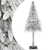 vidaXL Kunstkerstboom Wit 210 cm Polyethyleen en Metaal