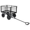 vidaXL Tuinwagen 350 kg zwart