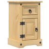 vidaXL Nachtkastje Corona 35x32,5x58 cm massief grenenhout