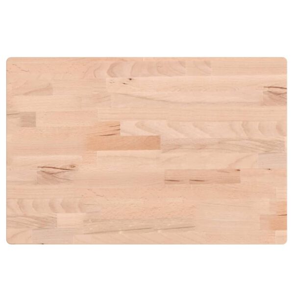 vidaXL Tafelblad rechthoekig 60x40x1,5 cm massief beukenhout