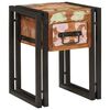 vidaXL Bijzettafel met lade 30 x 30 x 40 cm Massief Gerecycled Hout