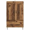 vidaXL Highboard met lade Oud Hout 69,5 x 31 x 115 cm Bewerkt hout