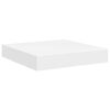vidaXL Wandschappen zwevend 4 st 23x23,5x3,8 cm MDF wit