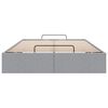 vidaXL Bedframe zonder matras 120x200 cm stof lichtgrijs