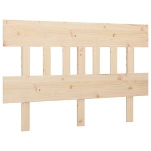 vidaXL Hoofdbord 163,5x3x81 cm massief grenenhout