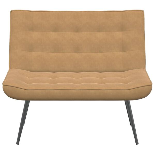 vidaXL Bankje 110x74x84 cm fluweel bruin