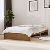 vidaXL Bedframe massief hout honingbruin 120x200 cm