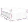 vidaXL Boxspring met matras fluweel roze 140x190 cm