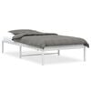 vidaXL Bedframe metaal wit 100x190 cm