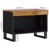 vidaXL Tv-meubel 60x33x43,5 cm massief mangohout