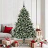 vidaXL Kunstkerstboom met 300 LED Groen 180 cm PVC en Plastic en Staal