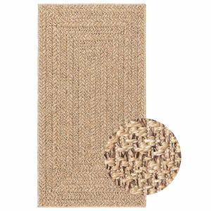 vidaXL Vloerkleed ZIZUR binnen en buiten 80x150 cm jute look