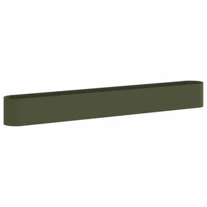 vidaXL Verhoogd Tuinbed Olijfgroen 360 x 40 x 40 cm